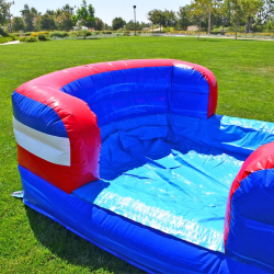 American Boxing Dual Slide Combo Wet/Dry Bounce House